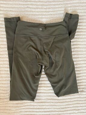 Lululemon Olive Green High-Rise Leggings